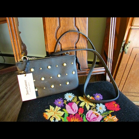 Juicy Couture Handbags - SALE! Juicy Couture Mini Pearl Studded Chain Purse